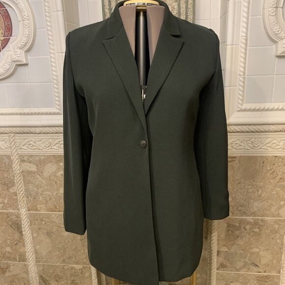 Travis Ayers. Sz 12. Long Sleeve. 1 Button Front. Lined. Car Coat Length.WTC - Picture 1 of 6